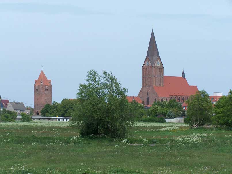 Barth - Marienkirche und Dammtor